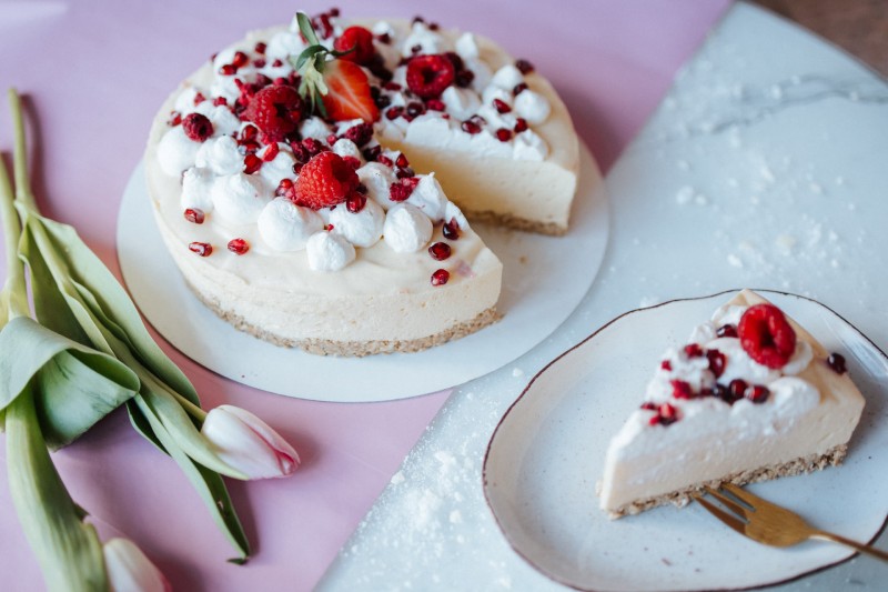 Kalter Mango-Käsekuchen